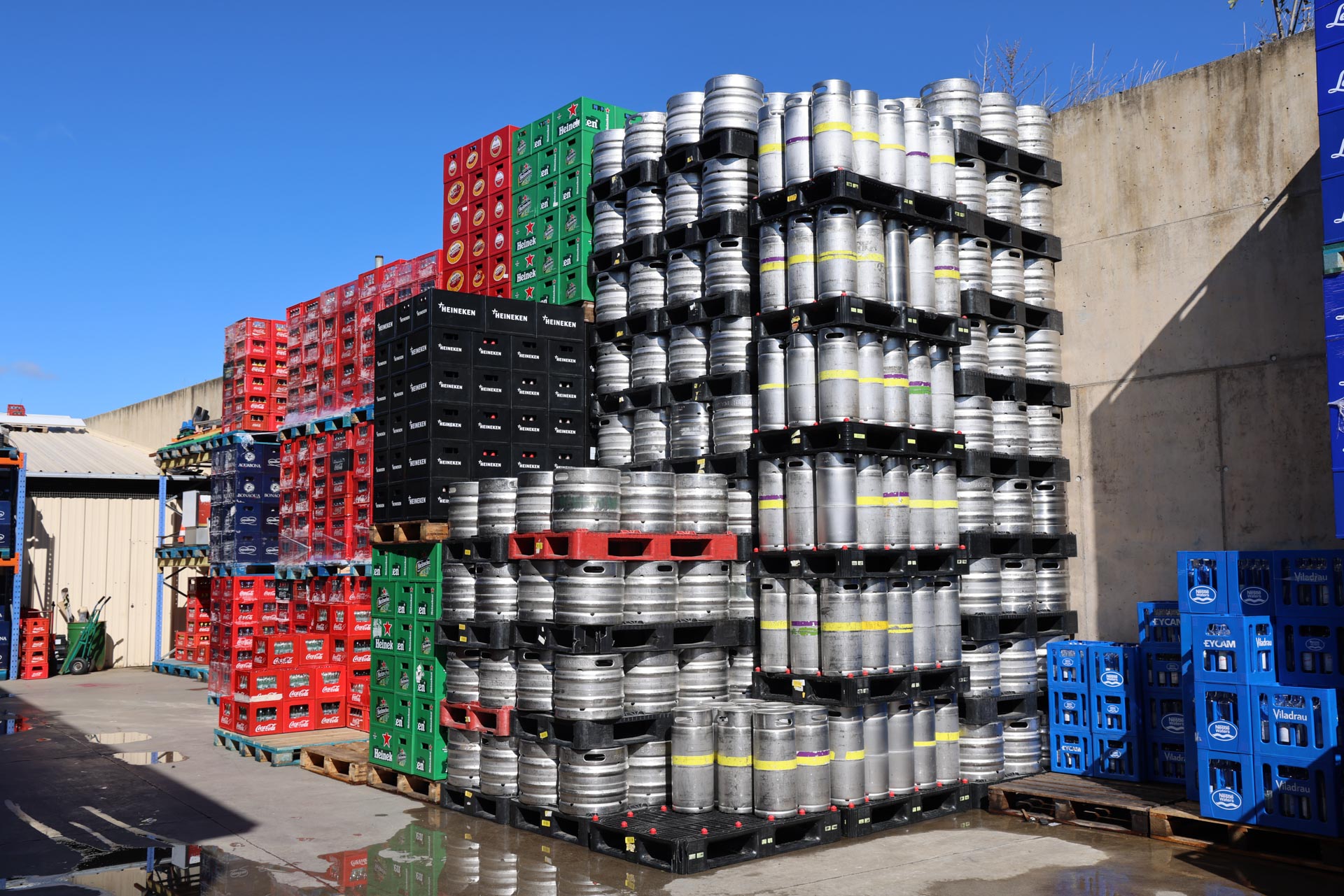 Magatzem de Sed Distribució amb caixes i barrils